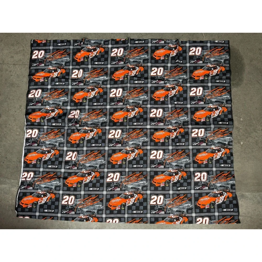 Vintage‎ 2003 NASCAR Tony Stewart #20 Home Depot Fabric Lot (3 Yards Total)